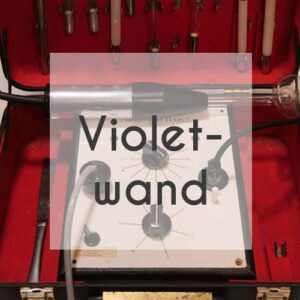 Ampoule de Violetwand électrode de surface