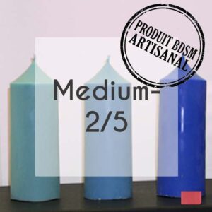 bougie_BDSM_220g_medium- Bougie ronde 220g Medium-