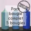 bougie_BDSM_220g_complet Pack bougie complet ronde 220g