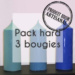 bougie_BDSM_220g_hard Pack bougie hard ronde 220g