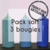 Pack bougie soft ronde 220g