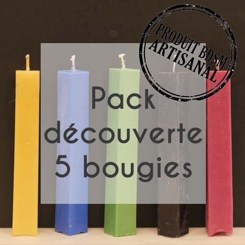 Pack bougie découverte carrés 75g