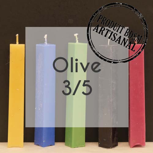 Bougie carrée 75g Olive