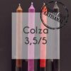 Lot de 10 bougies cierge Colza