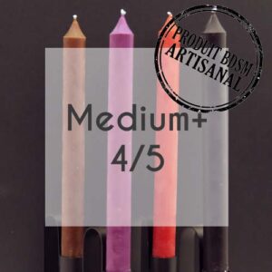 Lot de 10 bougies cierge Medium+