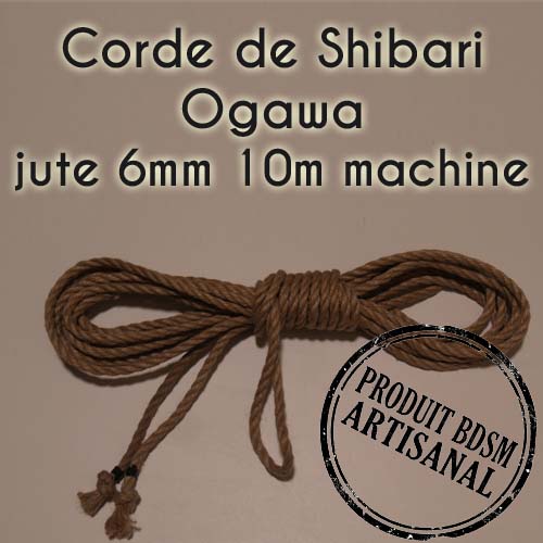 Corde Ogawa jute 10m 6mm préparation machine