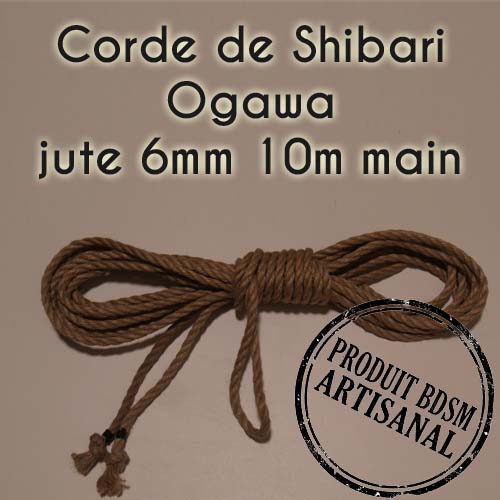 Corde Ogawa jute 10m 6mm préparation main