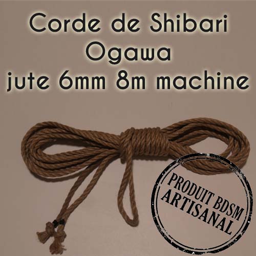 Corde Ogawa jute 8m 6mm préparation machine