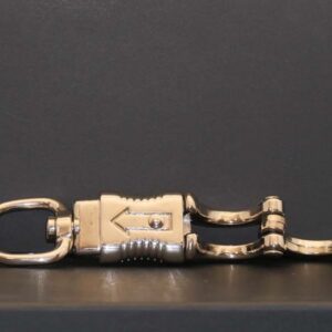 Mousqueton anti panique pivotant